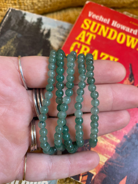 4mm Beaded Crystal Bracelets