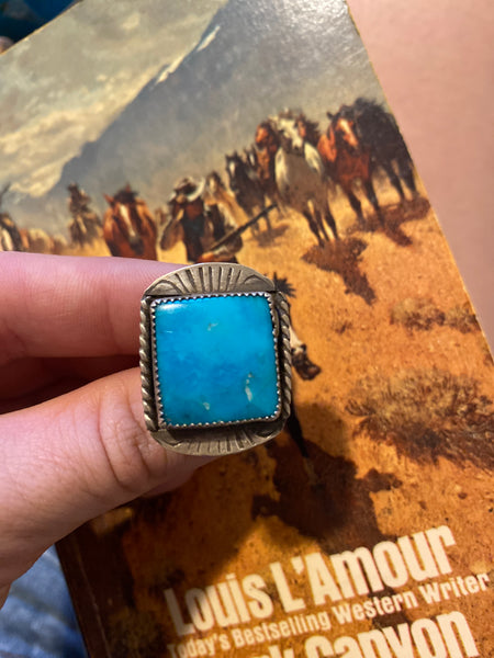 Square Turquoise Ring
