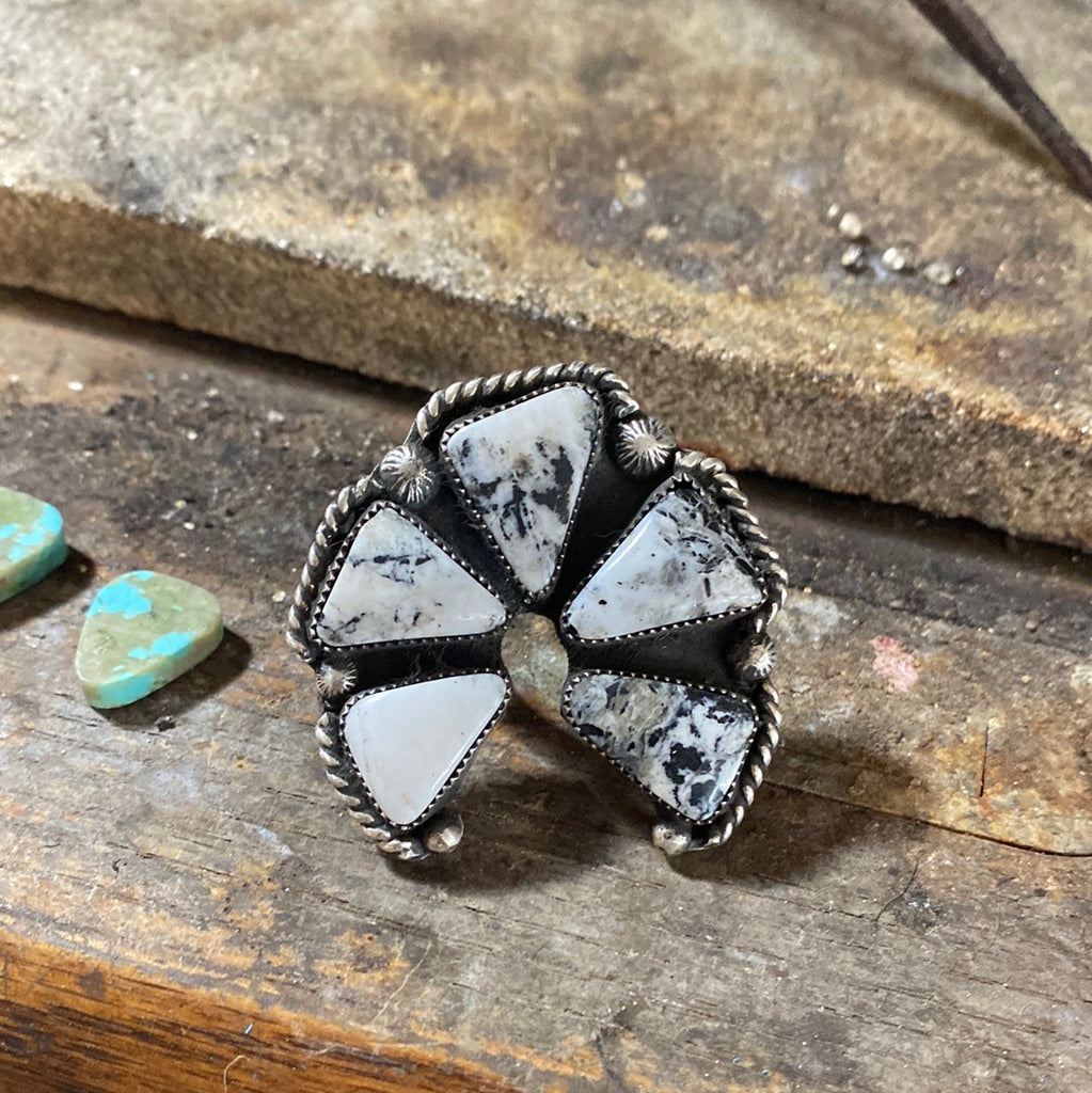 Naja Rind White Buffalo Naja Ring – Buck Wild Bohemian