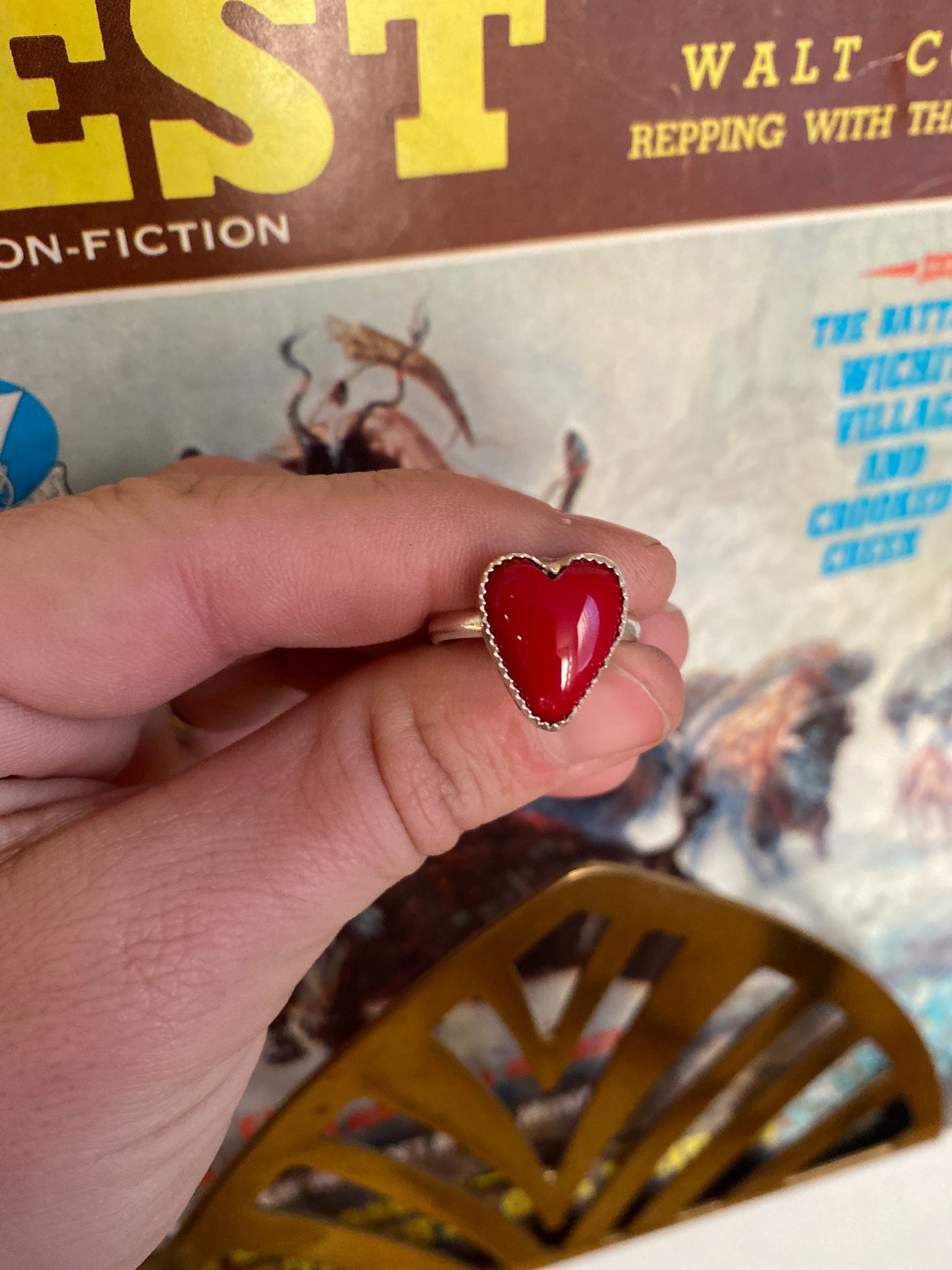 Size 7.5 Heart Ring