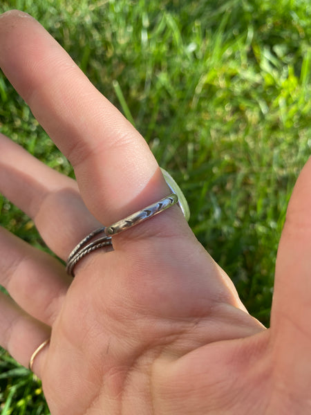 Size 8 Turquoise Ring