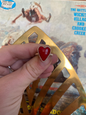 Size 6 Heart Ring