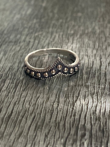 Chevron Stacker Ring