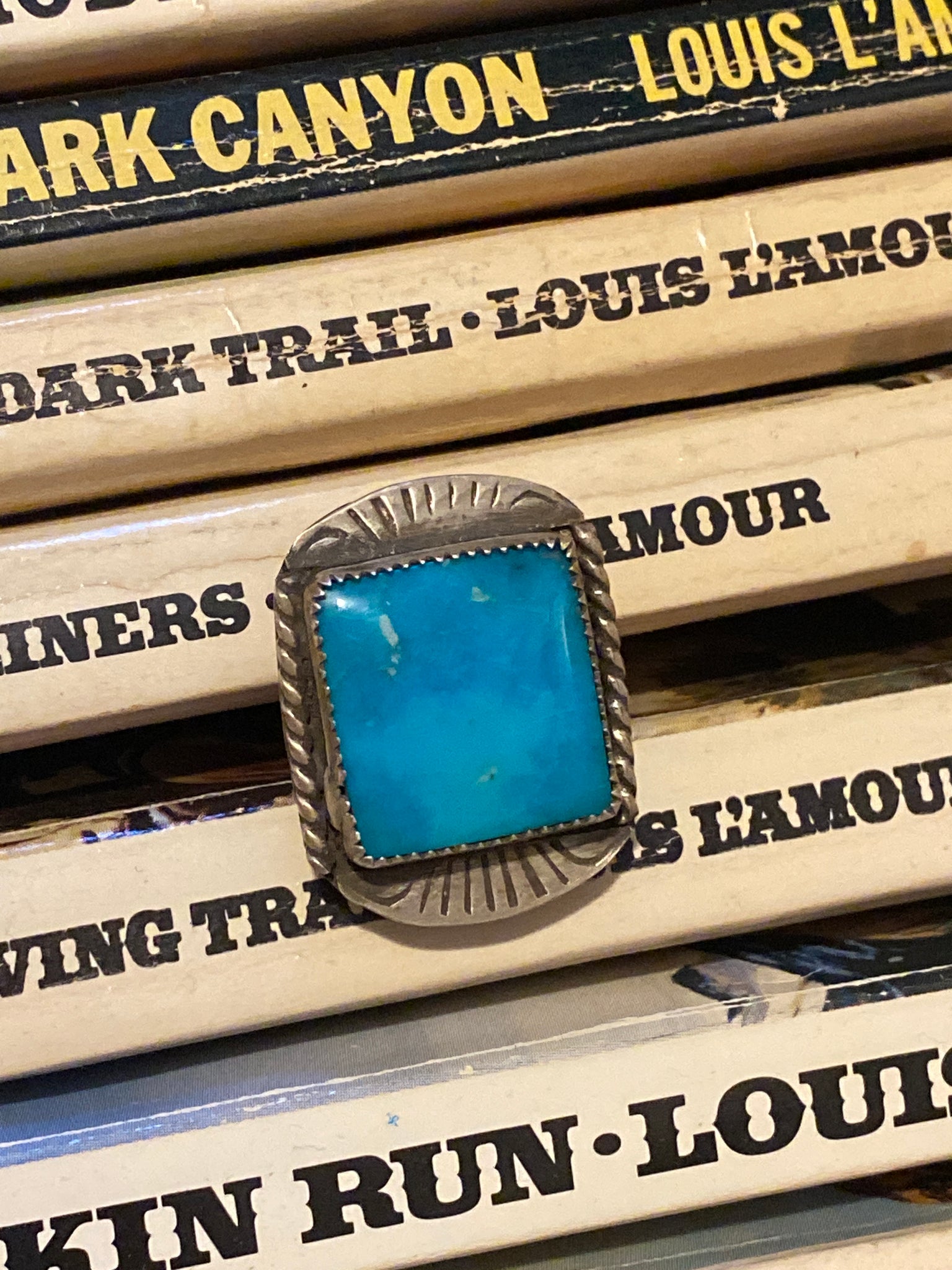 Square Turquoise Ring