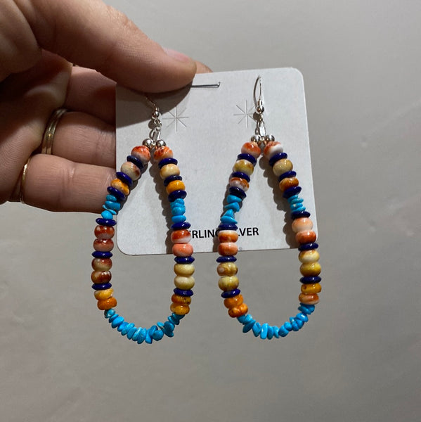 Multi-Stone Dangle Earrings