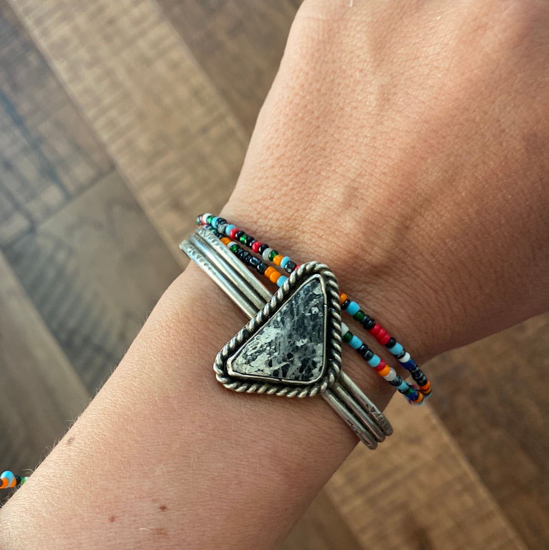 White Buffalo Cuff Bracelet