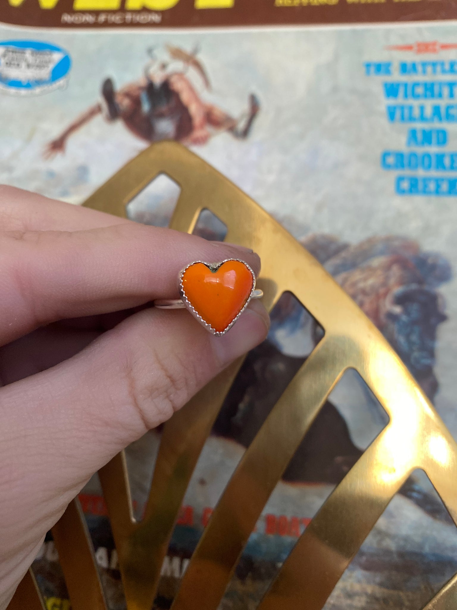 Size 7.5 Heart Ring