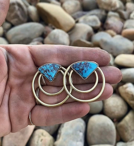 Sassy Brass Earrings