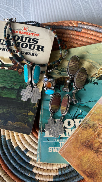The Banded Bandit Earrings