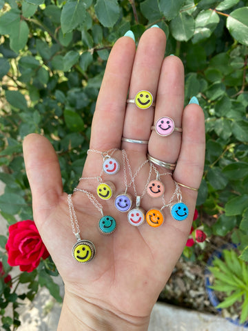 Smiley Face Rings