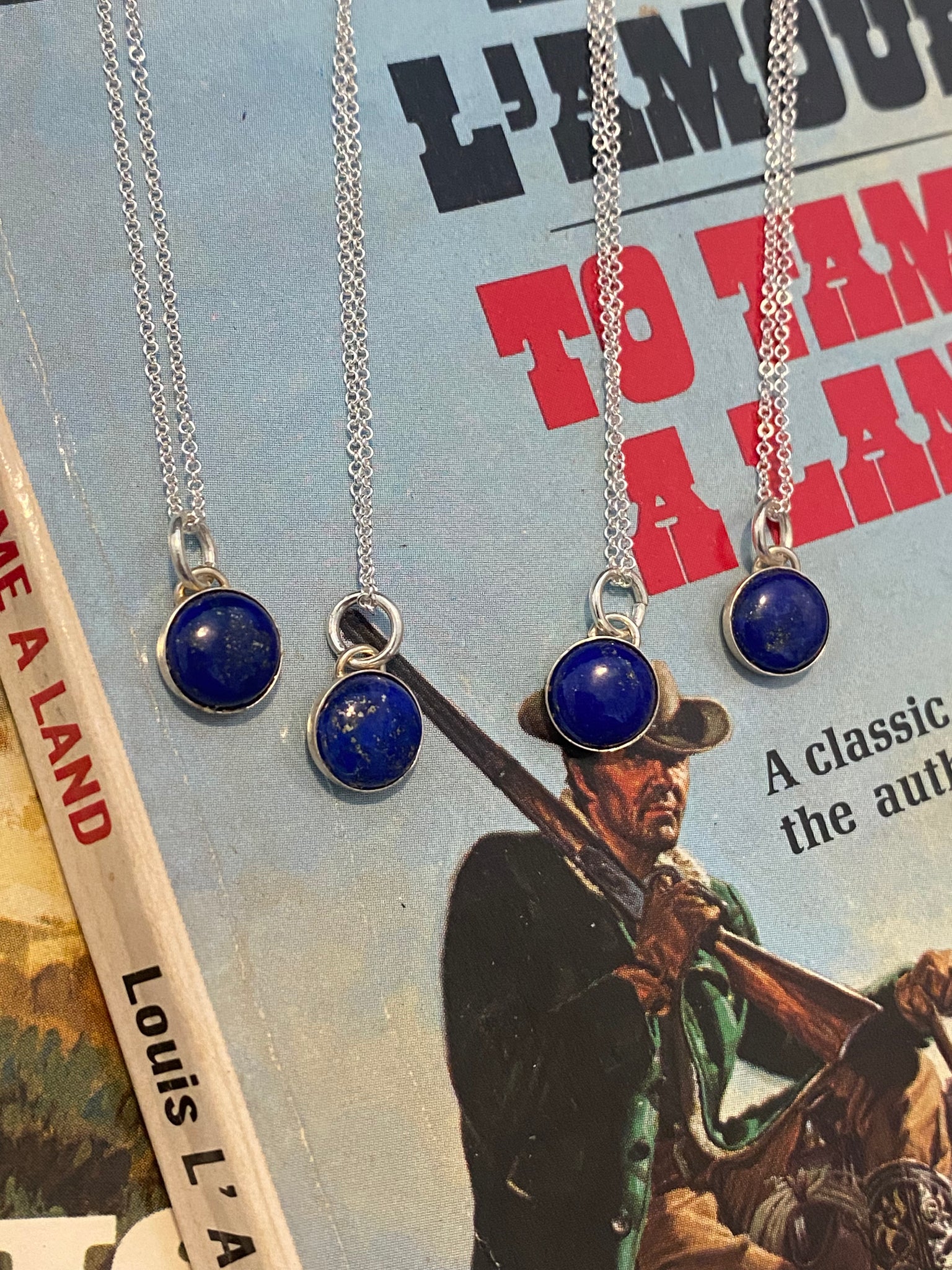 Dainty Lapis Necklace