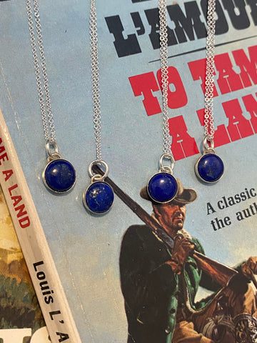 Dainty Lapis Necklace