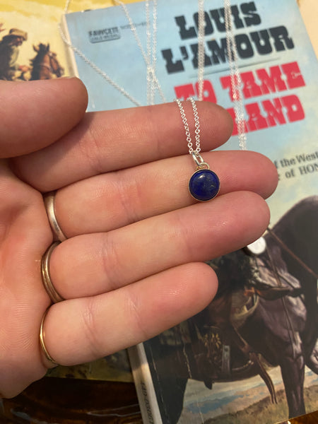 Dainty Lapis Necklace