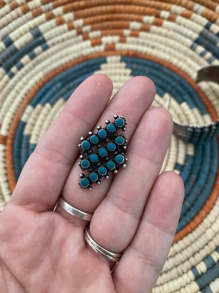 Vintage Zuni Snake Eye Set
