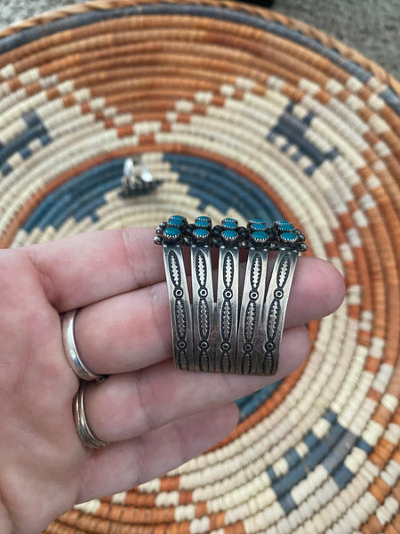 Vintage Zuni Snake Eye Set