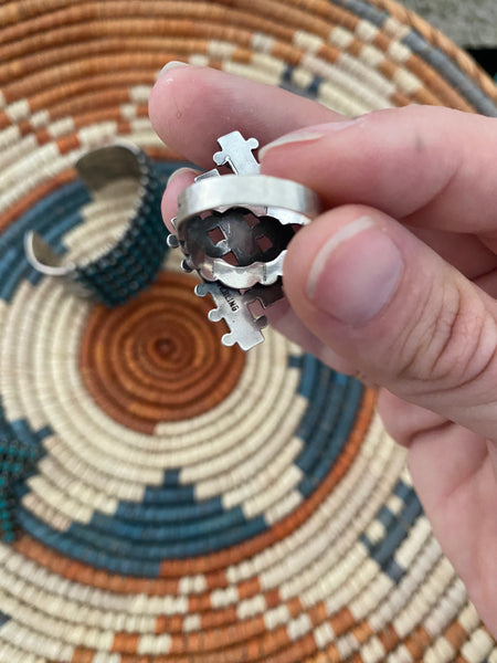 Vintage Zuni Snake Eye Set