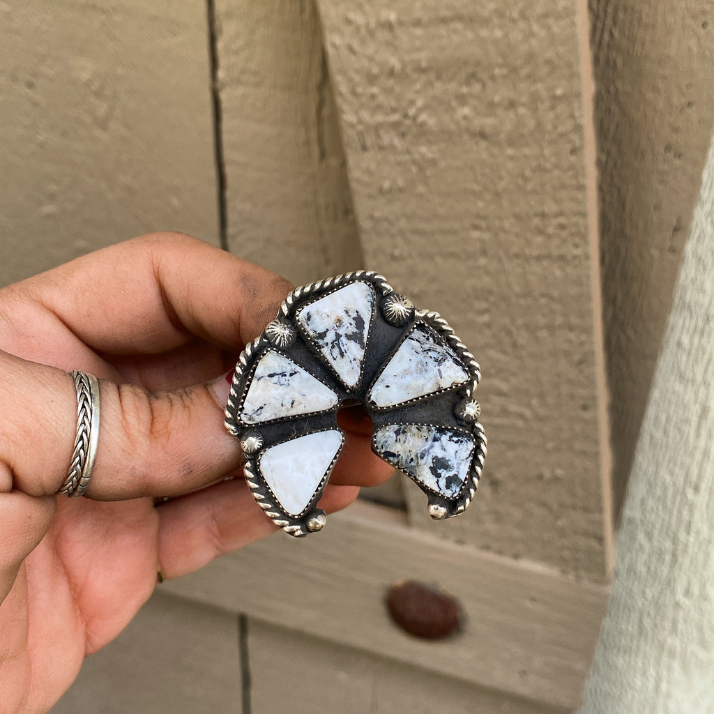 Naja Rind White Buffalo Naja Ring – Buck Wild Bohemian
