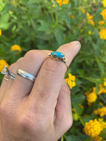 14k Gold and Turquoise Ring
